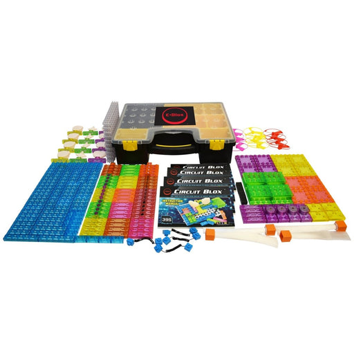 Circuit Blox 395, Circuit Board Building Blocks Classroom Set, 264 Pieces - Kidsplace.store
