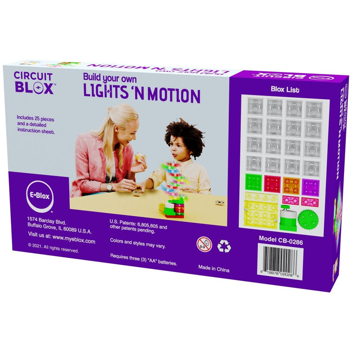 Circuit Blox™ Single Student Set, Lights 'N Motion Geared Motor - Kidsplace.store