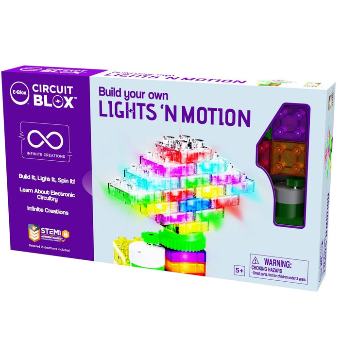 Circuit Blox™ Single Student Set, Lights 'N Motion Geared Motor - Kidsplace.store