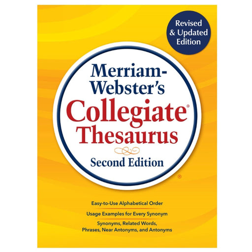 Collegiate Thesaurus, Second Edition - Kidsplace.store