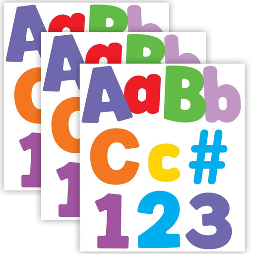 Color Splash Combo Pack EZ Letters, 219 Pieces Per Pack, 3 Packs - Kidsplace.store