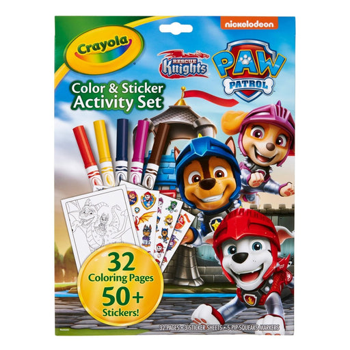 Color & Sticker Activity Set, Paw Patrol, 3 Sets - Kidsplace.store