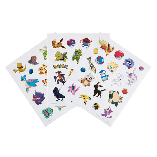 Color & Sticker Activity Set, Pokemon, 3 Sets - Kidsplace.store