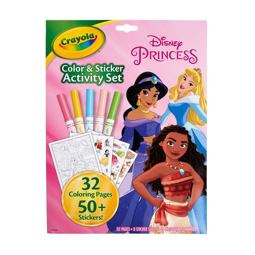 Color & Sticker Activity Set, Princess, 3 Sets - Kidsplace.store