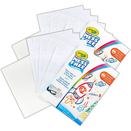 Color Wonder® Blank Coloring Pages, 50 Per Pack, 2 Packs - Kidsplace.store