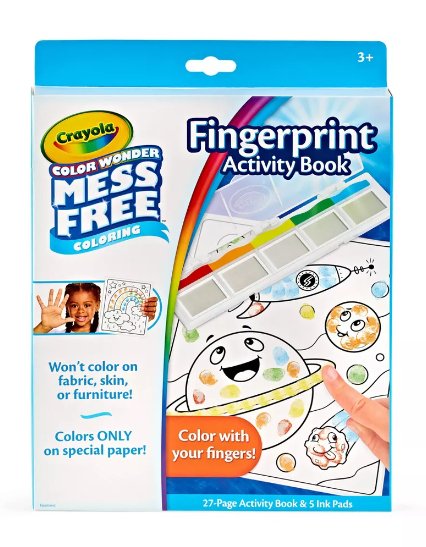 Color Wonder® Fingerprint Activity Book - Kidsplace.store