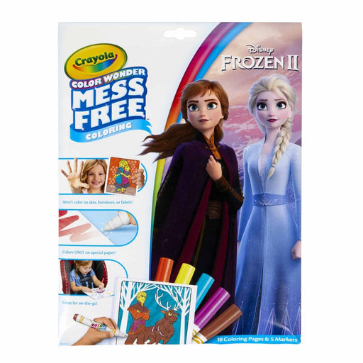 Color Wonder Mess Free Coloring Pad & Markers, Frozen 2, 2 Sets - Kidsplace.store