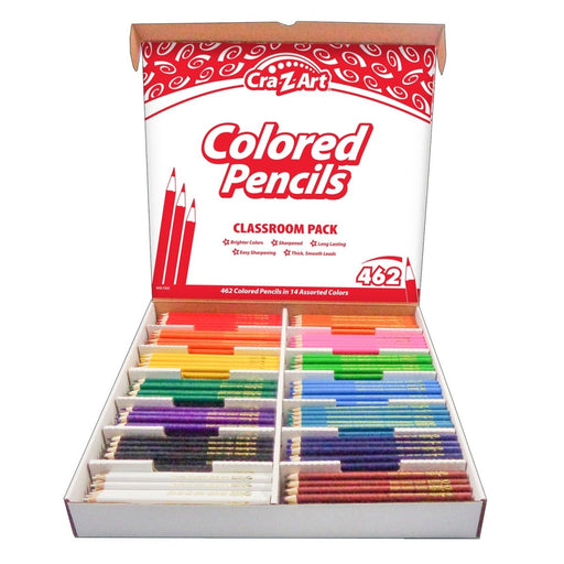 Colored Pencil Classroom Pack, 14 color, Box of 462 - Kidsplace.store