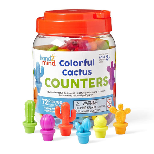 Colorful Cactus Counters, Set of 72 - Kidsplace.store