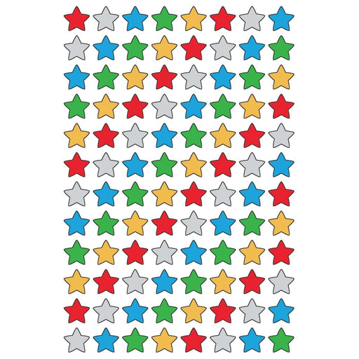 Colorful Foil Stars superShapes Stickers, 400 Per Pack, 6 Packs - Kidsplace.store