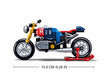 Colorful Motorcycle Building Brick Kit (197 pcs) - Kidsplace.store