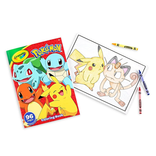 Coloring Book, Pokemon, 96 Pages, Pack of 8 - Kidsplace.store