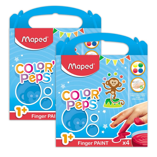 Color'Peps My First Premium Finger Paint, 4 Per Pack, 2 Packs - Kidsplace.store