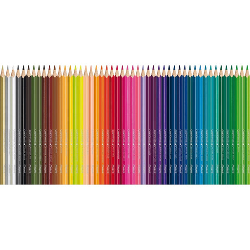 Color'Peps Triangular Colored Pencils, Assorted Colors, 48 Per Pack, 2 Packs - Kidsplace.store