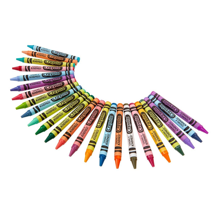 Colors of Kindness Crayons, 24 Per Pack, 12 Packs - Kidsplace.store