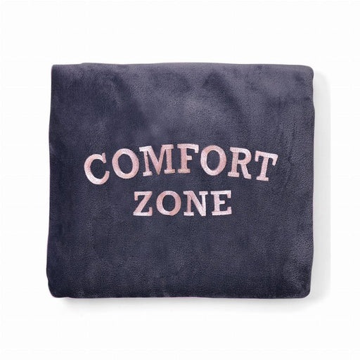 Comfort Zone Plush Fleece Nap Blanket - Kidsplace.store