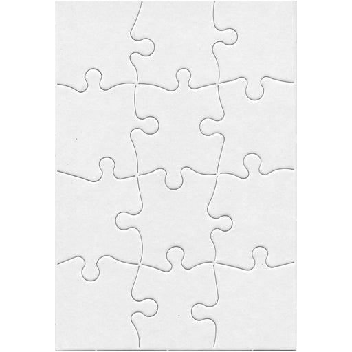 Compoz-A-Puzzle®, 5 1/2" x 8" Rectangle, 12-Piece, Pack of 24 - Kidsplace.store