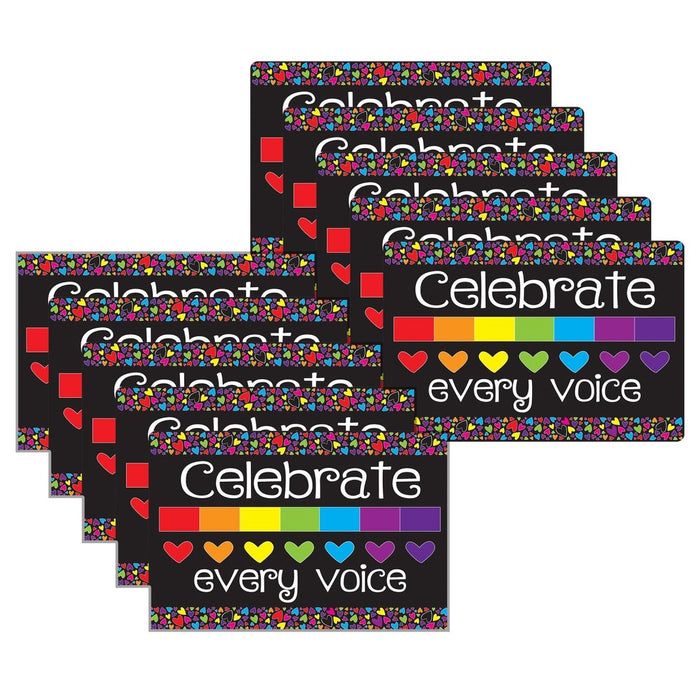 Computer Mouse Pad, 8" x 10", Celebrate Every Voice, Pack of 10 - Kidsplace.store