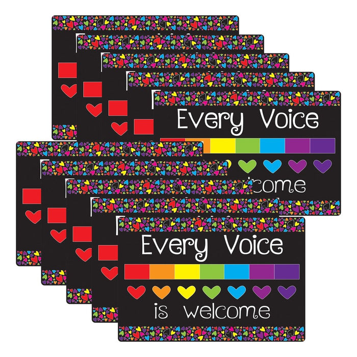 Computer Mouse Pad, 8" x 10", Every Voice Welcome Here, Pack of 10 - Kidsplace.store