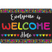 Computer Mouse Pad, 8" x 10", Everyone is Welcome Here, Hearts, Pack of 6 - Kidsplace.store