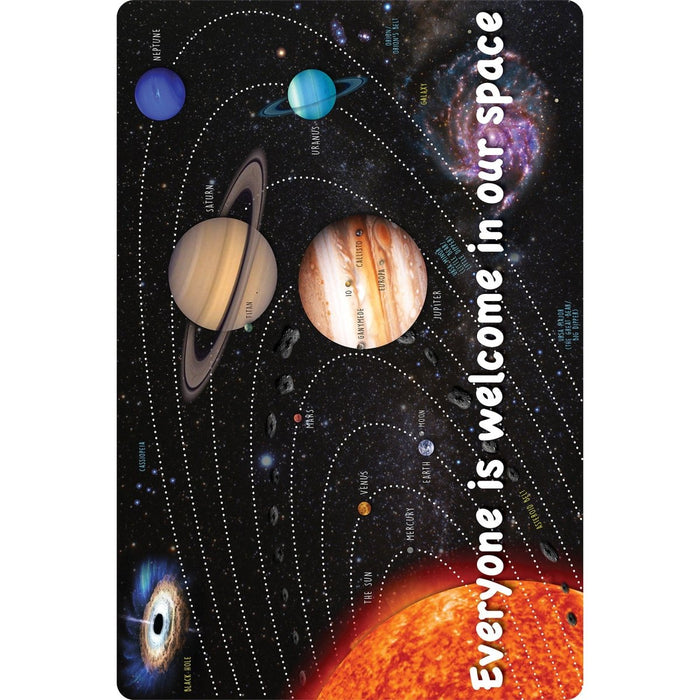 Computer Mouse Pad, 8" x 10", Everyone is Welcome in our Space, Pack of 10 - Kidsplace.store