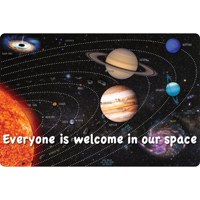 Computer Mouse Pad, 8" x 10", Everyone is Welcome in our Space, Pack of 10 - Kidsplace.store