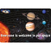 Computer Mouse Pad, 8" x 10", Everyone is Welcome in our Space, Pack of 6 - Kidsplace.store