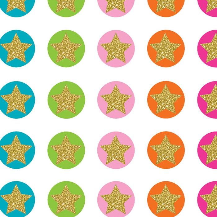 Confetti Stars Mini Stickers, 378 Per Pack, 12 Packs - Kidsplace.store