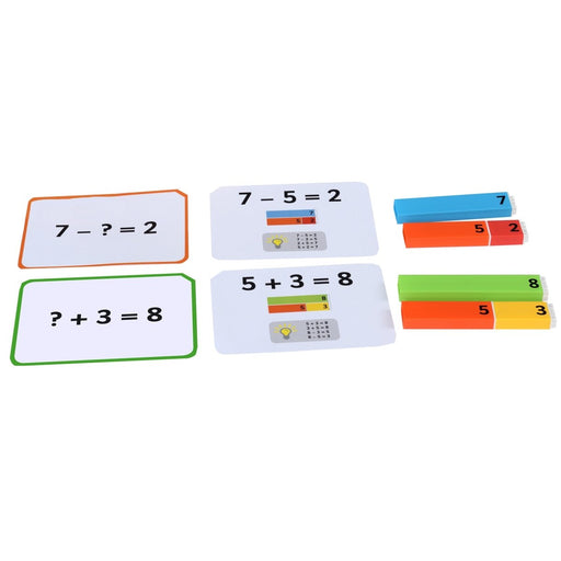 Connecting Number Rods Work Cards - Kidsplace.store