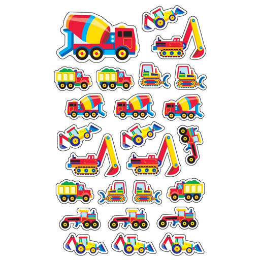 Construction Vehicles superShapes Stickers-Large, 200 Per Pack, 6 Packs - Kidsplace.store