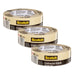 Contractor Grade Masking Tape, 1.41 in x 60.1 yd (36mm x 55m), Pack of 3 - Kidsplace.store