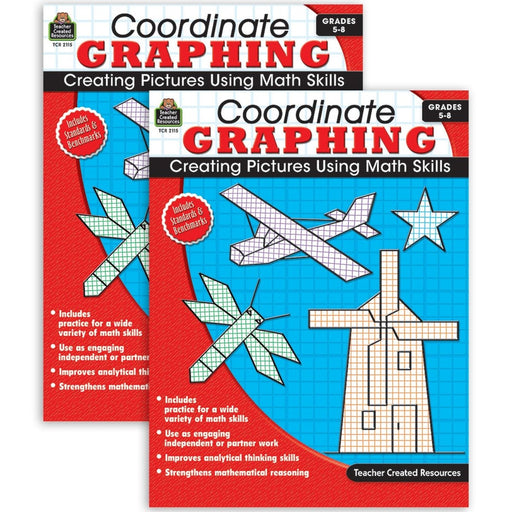 Coordinate Graphing Book, Pack of 2 - Kidsplace.store