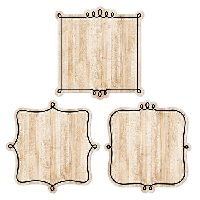 Core Decor Loop-de-Loop on Wood 6" Designer Cut-Outs, 36 Per Pack, 3 Packs - Kidsplace.store