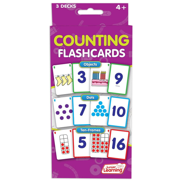 Counting Flashcards, 3 Sets Per Pack, 3 Packs - Kidsplace.store