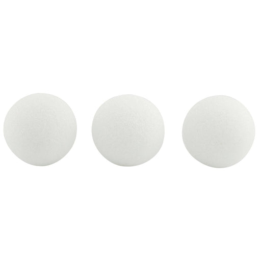 Craft Foam Balls, 3 Inch, White, Pack of 12 - Kidsplace.store