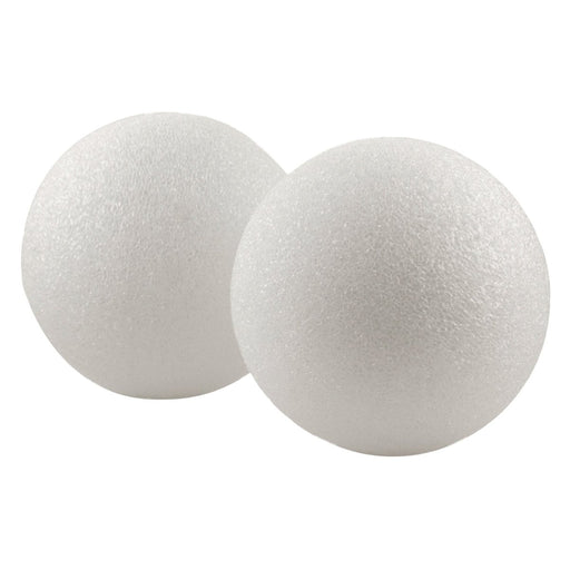 Craft Foam Balls, 6 Inch, White, Pack of 6 - Kidsplace.store