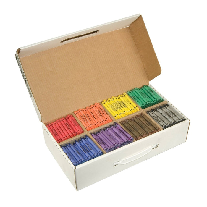 Crayons Master Pack, 8 Colors (100 Each), 800 Count - Kidsplace.store