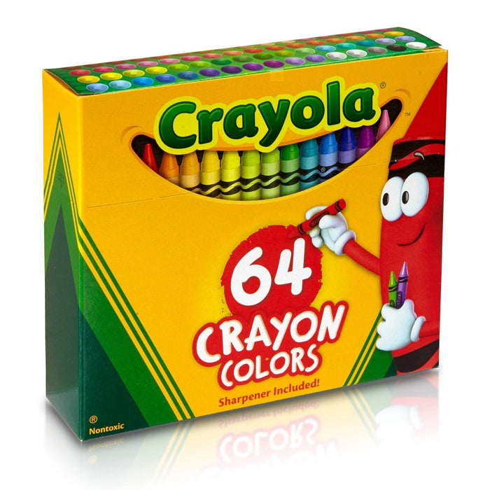 Crayons, Regular Size, 64 Per Box, 3 Boxes - Kidsplace.store