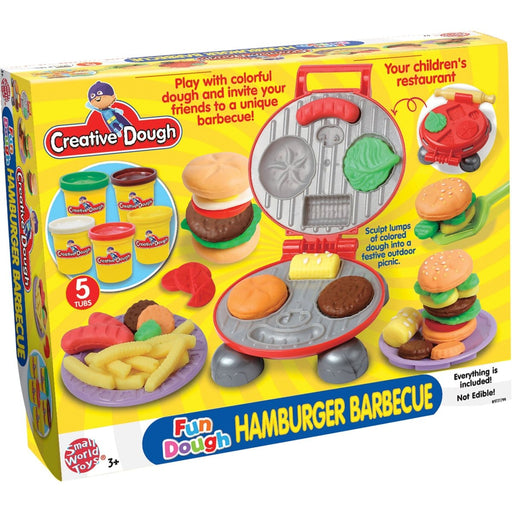 Creative Dough Fun Dough Activity Set - Hamburger BBQ - Kidsplace.store