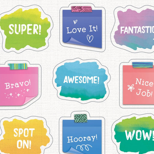 Creatively Inspired Doodle Motivators Shape Stickers, 72 Per Pack, 12 Packs - Kidsplace.store