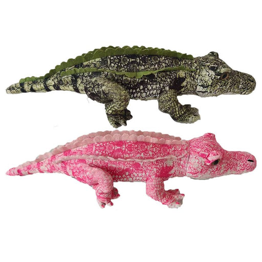 Crocodile Plush 14" Stuffed Animals, Pink and Green Options! - Kidsplace.store