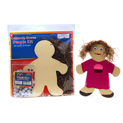 Culturally Diverse People Kit, 7", Make 24 People - Kidsplace.store