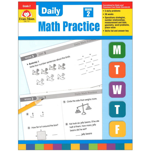 Daily Common Core Math Practice, Grade 2 - Kidsplace.store