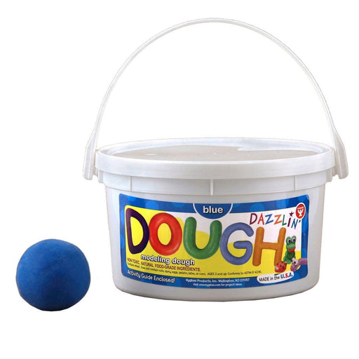 Dazzlin' Dough, Blue, 3 lb. Tub, Pack of 3 - Kidsplace.store