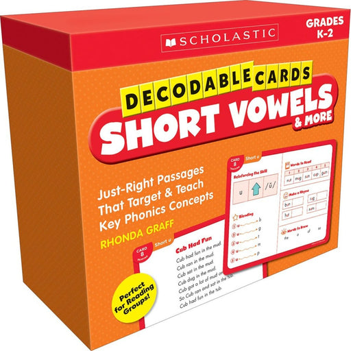 Decodable Cards: Short Vowels & More - Kidsplace.store