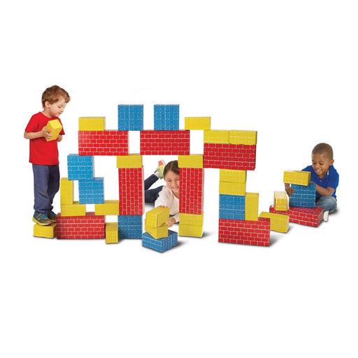 Deluxe Jumbo Cardboard Blocks - 40 Pieces - Kidsplace.store
