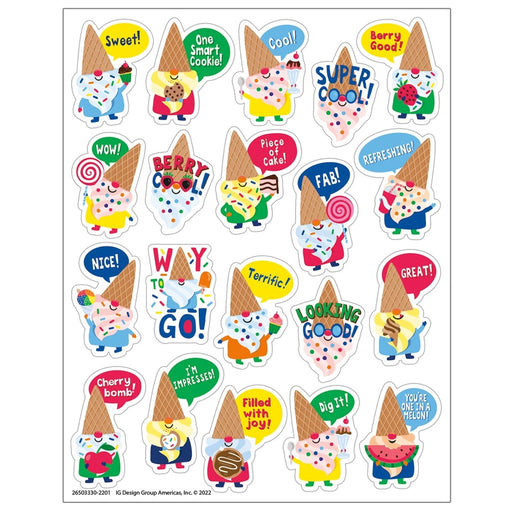 Dessert Gnomes Candy Scented Stickers, 80 Per Pack, 6 Packs - Kidsplace.store