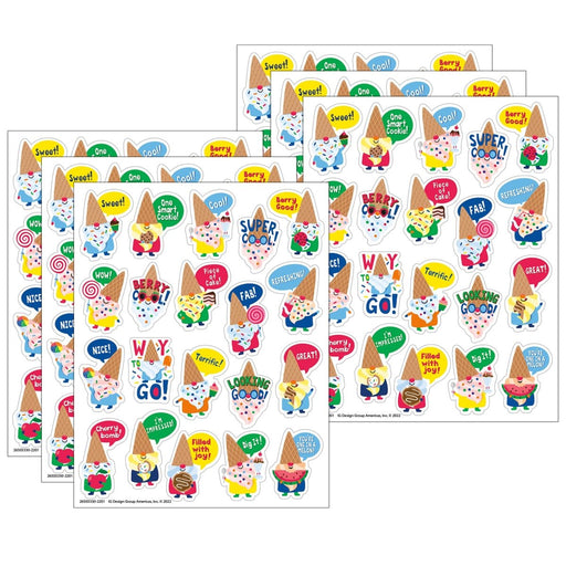 Dessert Gnomes Candy Scented Stickers, 80 Per Pack, 6 Packs - Kidsplace.store