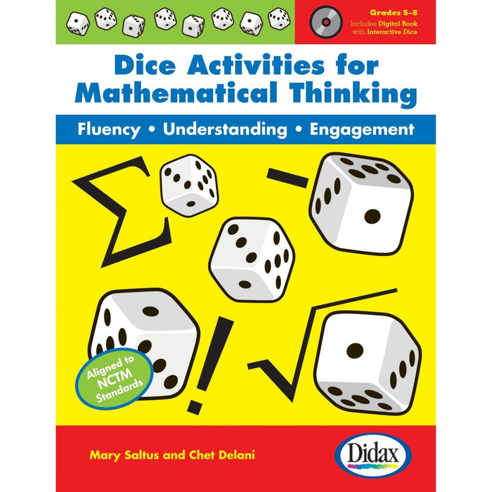 Dice Activities for Mathematical Thinking Book & CD - Kidsplace.store