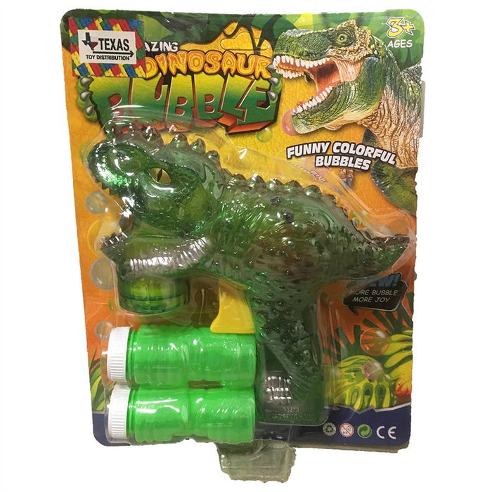 Dinosaur Bubble Gun, Two Colors Green and Yellow Available - Kidsplace.store